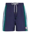 Casablanca Relaxed Fit Activewear Shorts In Navy