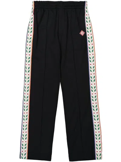 Casablanca Laurel Track Pants In Black