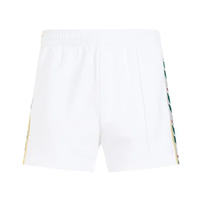 Casablanca Logo-embellished Jersey Shorts In White
