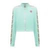 Casablanca Laurel Track Top In Green