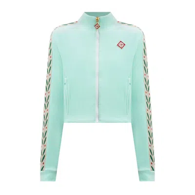 CASABLANCA CASABLANCA LAUREL TRACK TOP