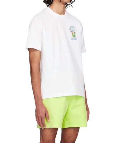 Casablanca Le Jeu Colore Graphic T-shirt In White