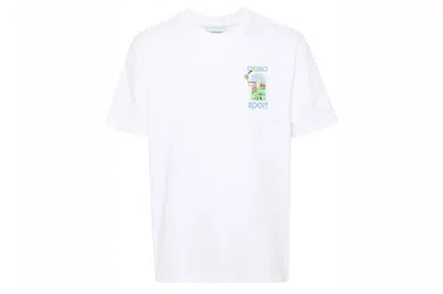 Pre-owned Casablanca Le Jeu Colore T-shirt White/multicolor