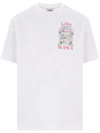 Casablanca Le Passage T-shirt In White