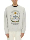 Casablanca Men Sweatshirt In Grey