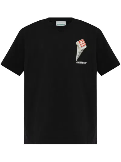 Casablanca T-shirts And Polos In Black