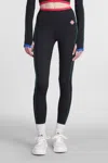 Casablanca High-waisted Sports Leggings With Side Stripe Accents