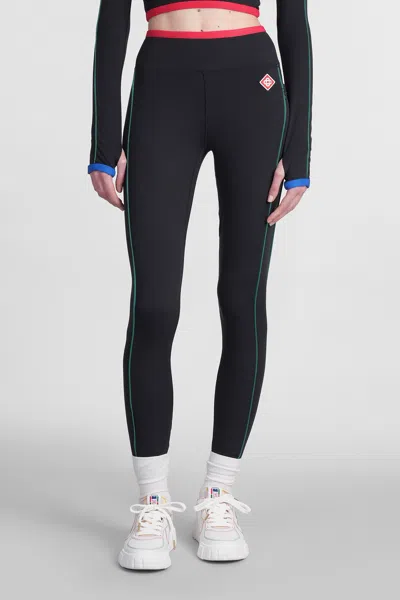 CASABLANCA LEGGINGS IN BLACK POLYAMIDE
