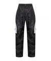 Casablanca Geometric Pattern Casual Pants In Black