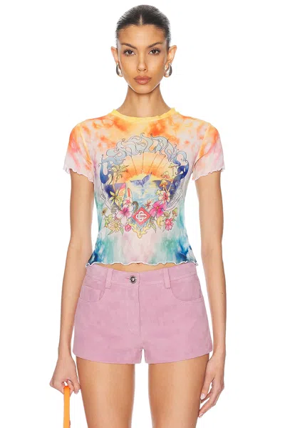 Casablanca Lettuce Surf Trip Tie Dye T-shirt In Multicolor