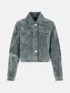 Casablanca Light Blue Cotton Blend Jacket In Light Blue