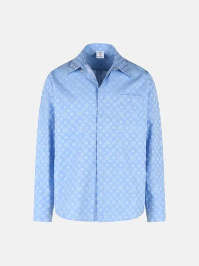 Casablanca Kids' Light Blue Cotton Shirt