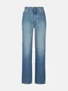 Casablanca Light Blue Denim Cotton Jeans In Blue