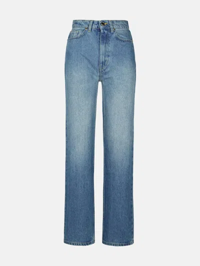 Casablanca Light Blue Denim Cotton Jeans