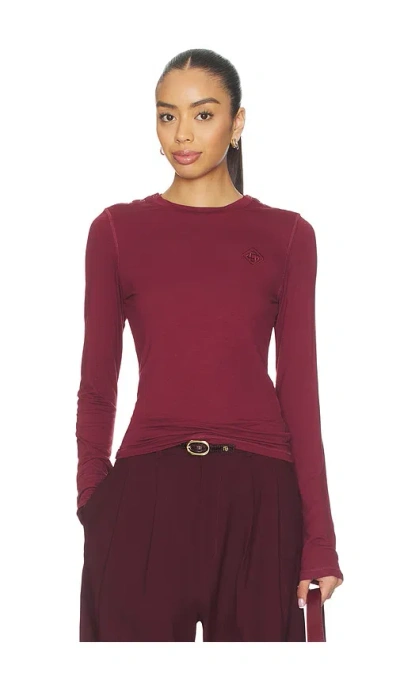 Casablanca Lightweight Long Sleeve Tee In Multi