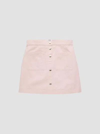 Casablanca Little Girl's & Girl's Monogram Cotton Skirt In Pink