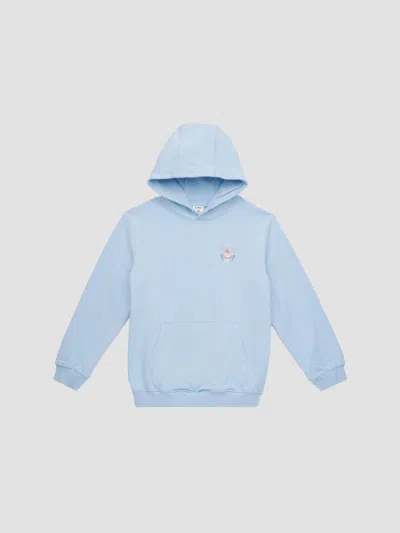 Casablanca Little Kid's & Kid's Casa Way Graphic Hoodie In Blue