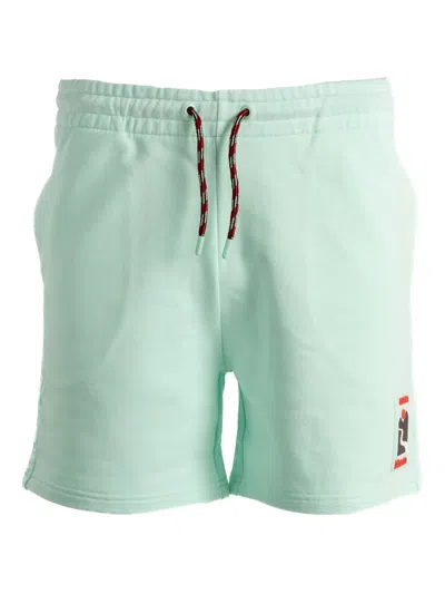 Casablanca Logo-appliqué Drawstring Shorts In Green