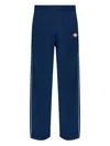 Casablanca Piqué Track Pants In Blue