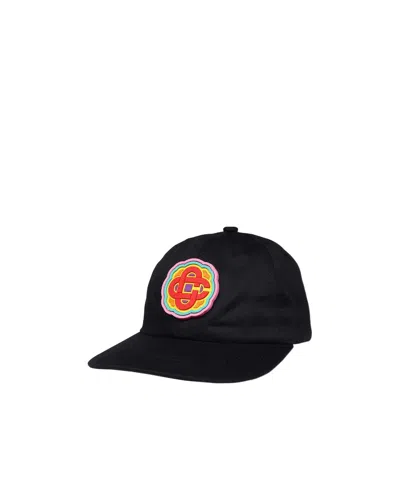 Casablanca Logo Baseball Cap In Black