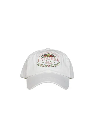 Casablanca Logo Baseball Cap In White