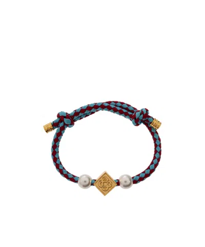 Casablanca Logo Bracelet In Blue