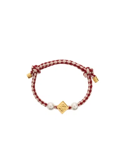 Casablanca Logo Bracelet In Red