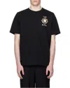 Casablanca Black Logo Print T-shirt With Signature Detailing In Black