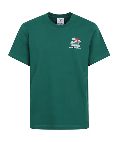 CASABLANCA GRAPHIC-PRINT COTTON T-SHIRT