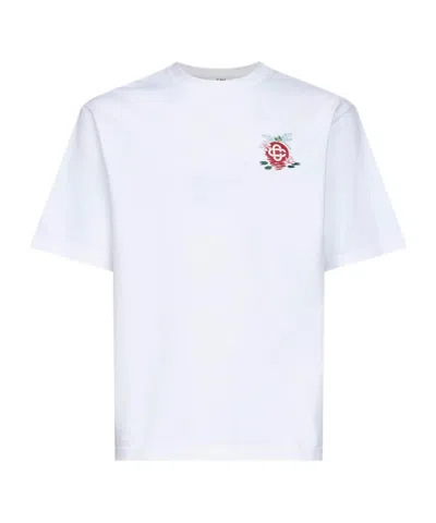 CASABLANCA LOGO CREW NECK T-SHIRT
