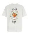 Casablanca Print T-shirt In White