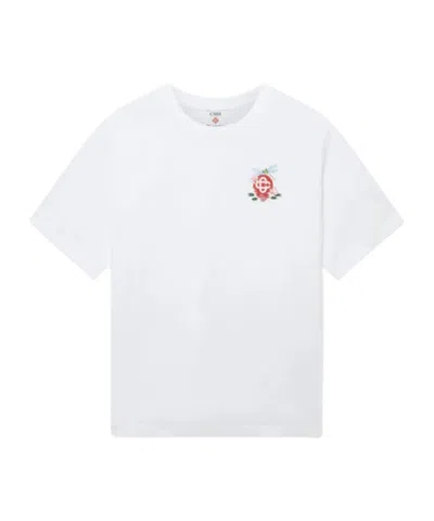 CASABLANCA LOGO CREW NECK T-SHIRT