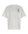 Casablanca Logo Crew Neck T-shirt In White