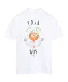 Casablanca Print T-shirt In White