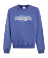 Casablanca Logo Crewneck Sweatshirt In Blue