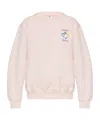 Casablanca Montaigne Graphic-print Sweatshirt In Pink