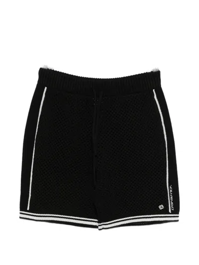 Casablanca Logo-detail Drawstring Shorts In Black