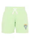 Casablanca Logo-detail Drawstring Shorts In Green