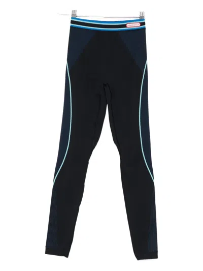 Casablanca Logo-detail Leggings In Blue