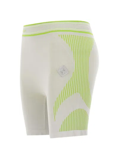 Casablanca Logo-detail Shorts In White