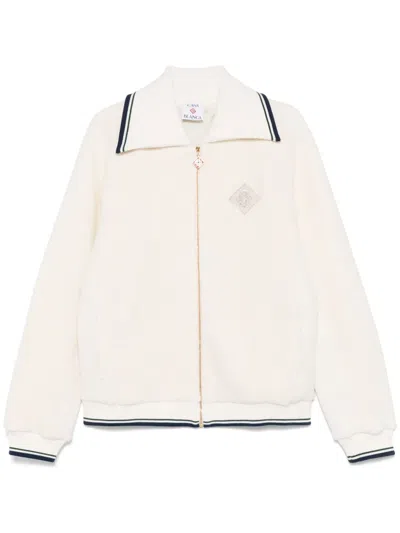 Casablanca Logo-embellished Jacket In White