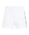 Casablanca Logo-embellished Jersey Shorts In White
