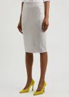 Casablanca Woman Midi Skirt Off White Size L Polyester In White