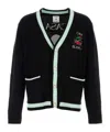 Casablanca Men's Casa Mountain Cardigan In Black