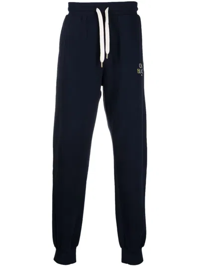 Casablanca Logo-embroidered Track Pants In Blue