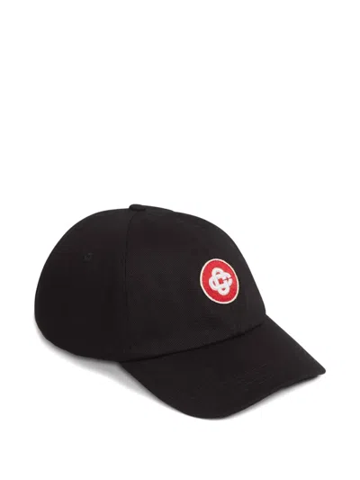 CASABLANCA LOGO-EMBROIDERED TWILL CAP