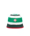 Casablanca Logo-appliqué Crochet Bucket Hat In Green