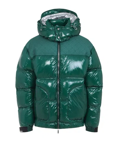 CASABLANCA LOGO HOOD DOWN JACKET