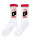 Casablanca Logo-intarsia Sports Socks In White