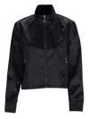 Casablanca Monogram Pattern High Collar Jacket In Black